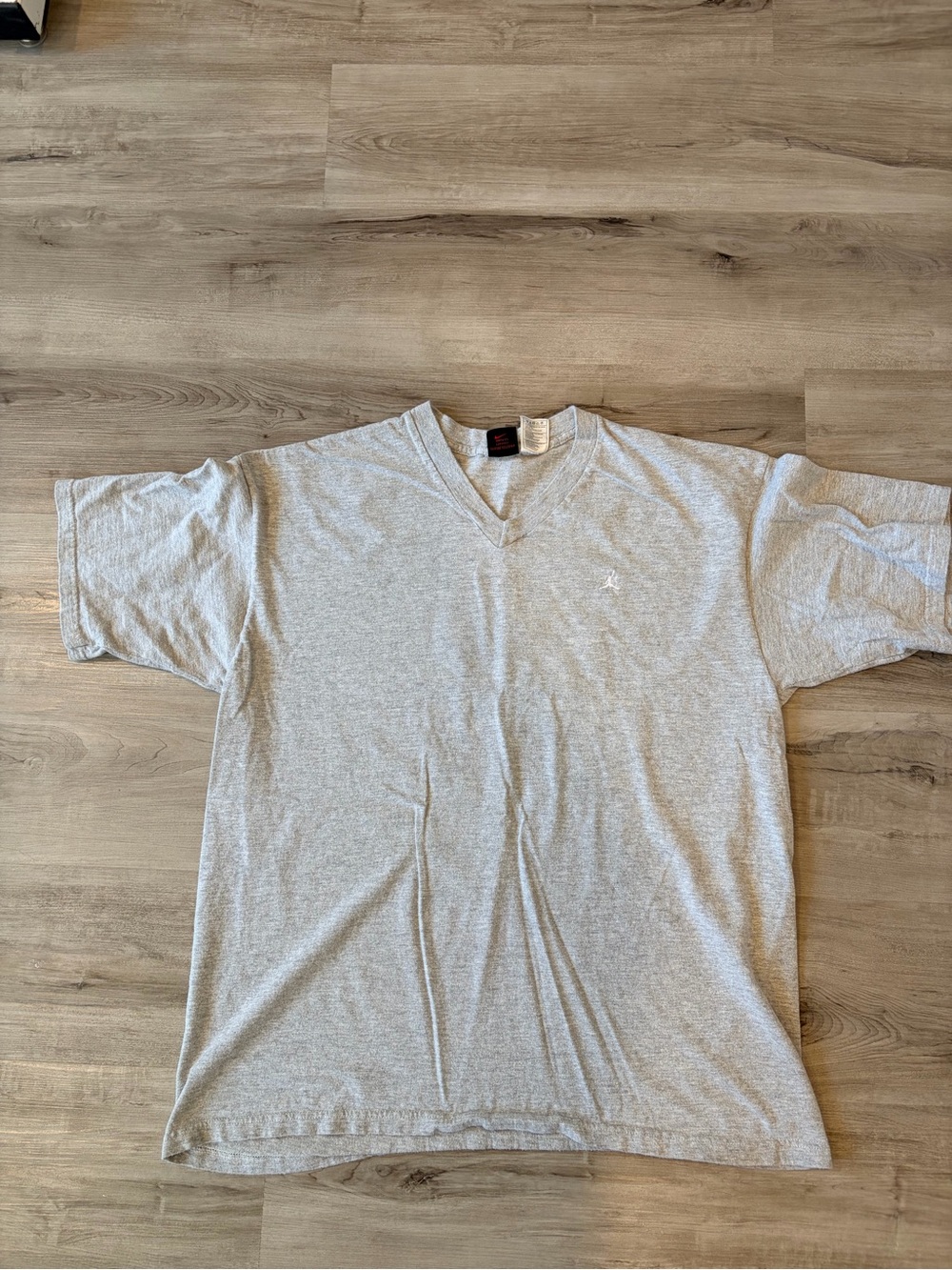 Vintage Jordan Brand Basketball Jumpman T-Shirt Made in USA Gray XL